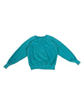 Vintage 1990s Ultra Sweats Green Crewneck Sweatshirt Made in USA